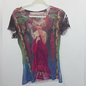 Vintage Tori Amos graphic band tee